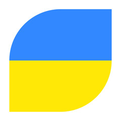 Ukrainian flag, official colors and proportion correctly. National Ukraine flag. Vector illustration
