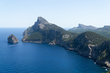 Landscape from the viewpoint es colomer in Palma de Mallorca