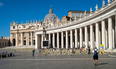 Vatican city and saint peter cathedral