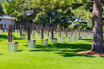 Sunny view of the Oklahoma City National Memorial and Museum