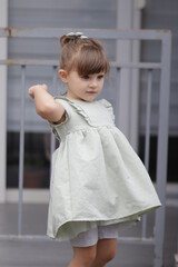 portrait of a little child in sibiu romania 