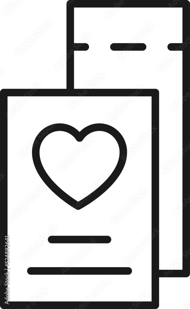 Poster ticket for transport and travel sign. monochrome and minimalistic vector sign. editable stroke. vect