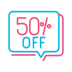 50 percent neon light style