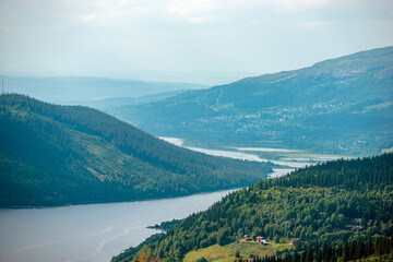 lake in the mountains, åre.jämtland. norrland sverige sommar årstid,sweden