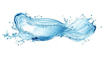 Obraz premium Water,water splash isolated on white background