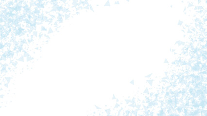 水色のキラキラコーナーフレーム