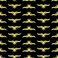 Colorful seamless pattern for background and wallpaper. Modern style abstract ornament texture. vector formats. Indonesian yellow batik pattern.