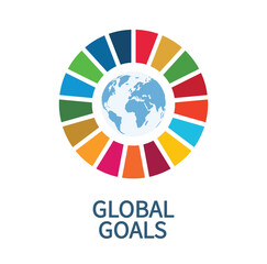Sustainable Development Goals Logo, Agenda 2030.  Vector illustration EPS 10