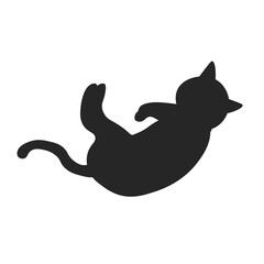 Cat vector icon. Cat silhouette symbol. Linear style sign for mobile concept and web design. House animals symbol logo illustration. vector graphics - Vector. EPS