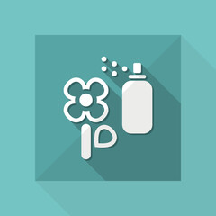 Vector illustration of single isolated flower icon