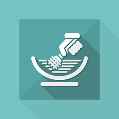 Spaghetti icon concept