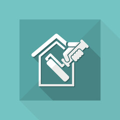 Painter roll icon © Myvector