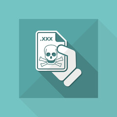Infected file icon