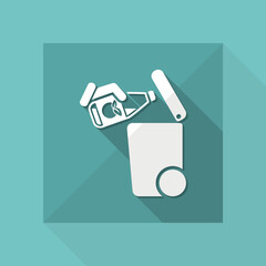 Separate waste collection icon