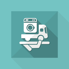 Fototapeta premium Washer delivery