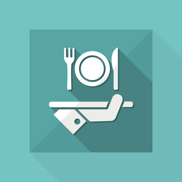 Hotel icons. Food.