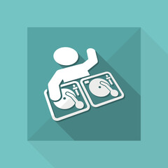 Deejay in action icon