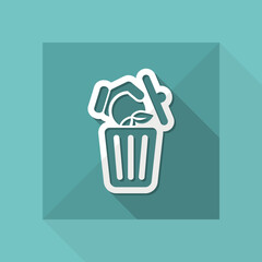 Food trash icon