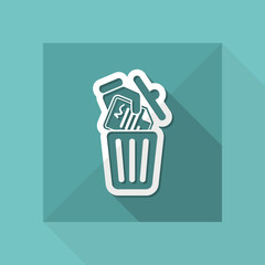 Destroy official documents - Vector icon