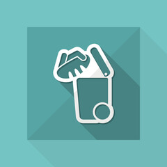 Separate waste collection icon