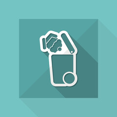 Separate waste collection icon