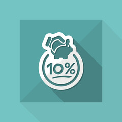 Discount label icon