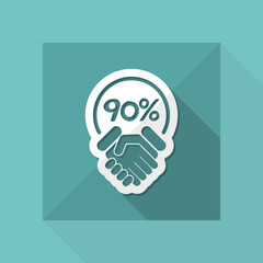 Discount label icon