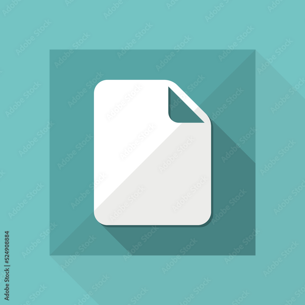 Poster empty new document - minimal flat icon