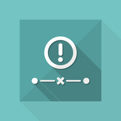 Network connection out icon