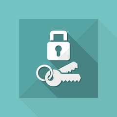 Private - Flat minimal icon