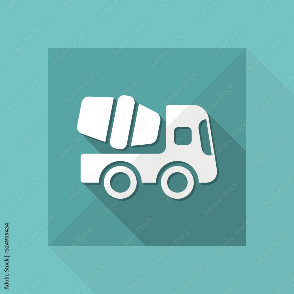 Poster work in progress - vector flat minimal icon