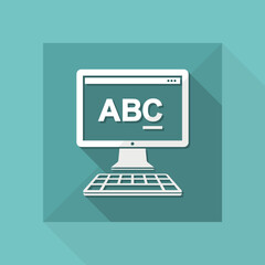 Text editor software icon