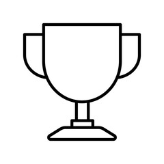 cup, trophy for victory - vector icon