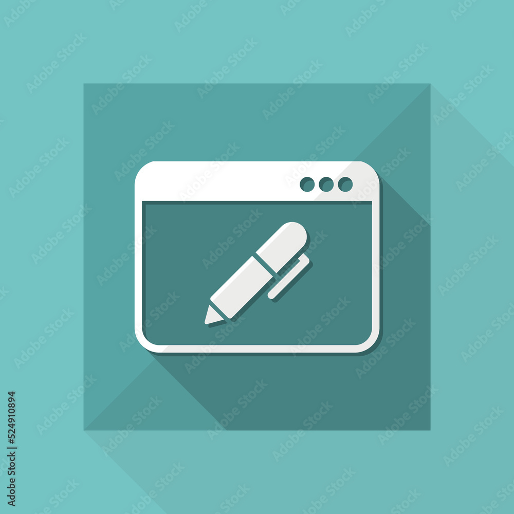 Poster pen and application for creative design or text writing