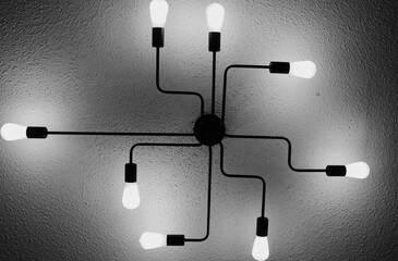 Interesting light fixture B&W