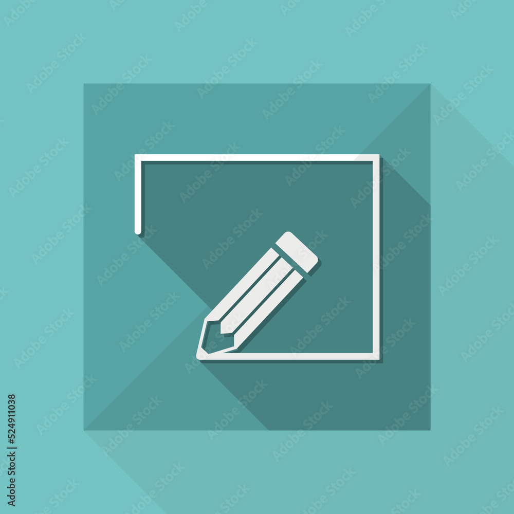 Poster customized design project - vector icon