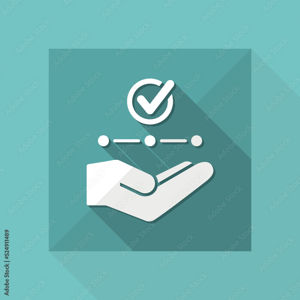 Poster network check - minimal vector icon