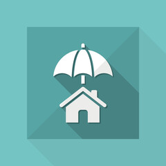 House protection - Minimal vector icon