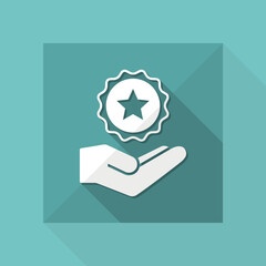 Service offer - Top rating - Minimal icon