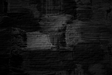 Black brick wall background or texture