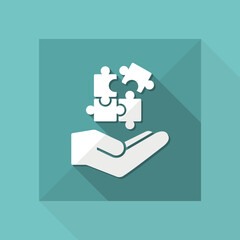 Strategic network - Minimal vector icon