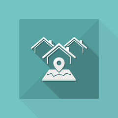 House address - Vector web icon
