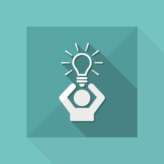 Propose idea or solution - Vector web icon