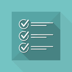 Check list - Vector web icon