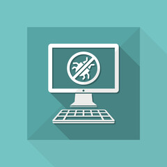 Antivirus software - Vector web icon