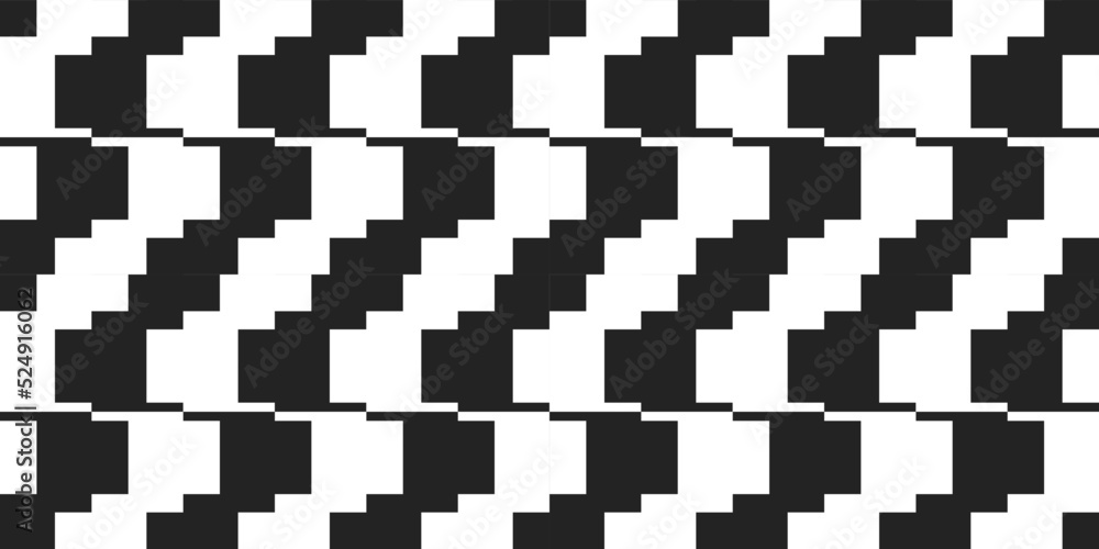 Aufkleber Checkerboard slightly diagonal design. Vector simple pattern from a stylish checkerboard pattern. Seamless for print and interior.