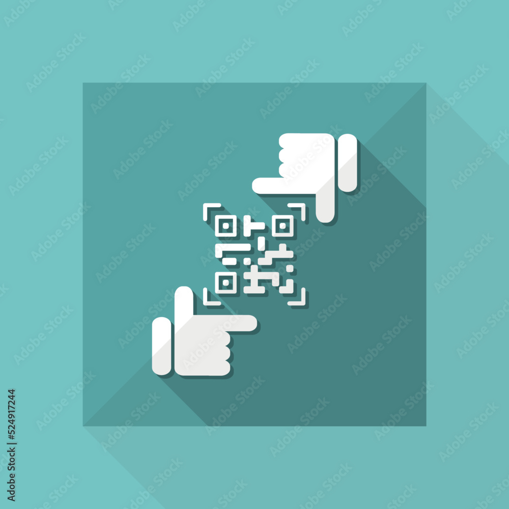 Poster qr code framing