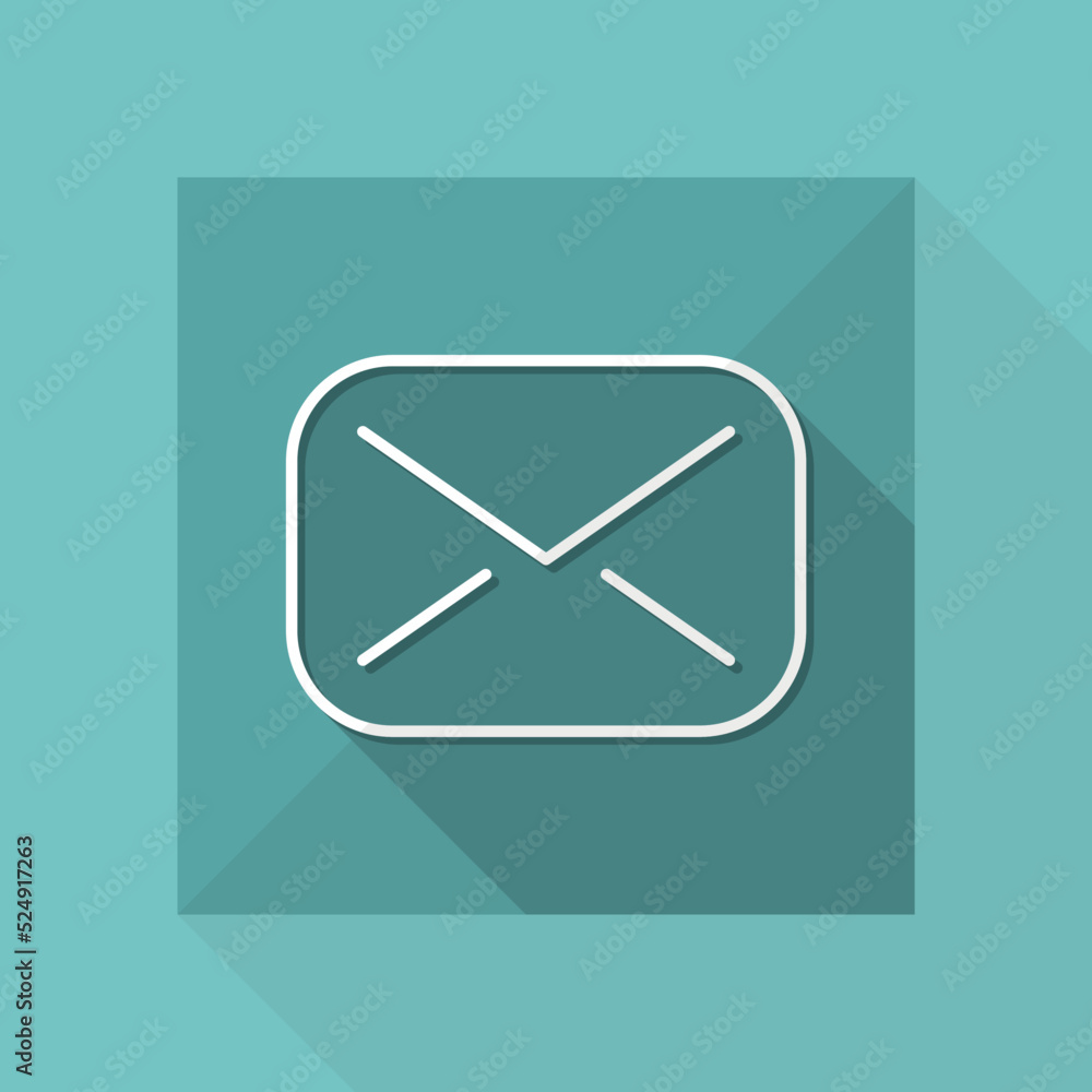 Poster mail button - thin series