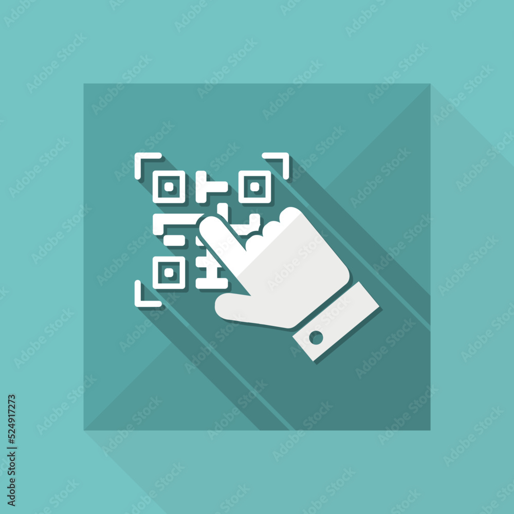 Poster qr code button