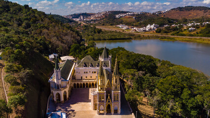 Igreja, castelo, lugar de oração, paz